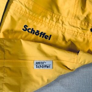 Schoffel Gore-Tex Yellow‎ Rain Jacket Hooded Women's Size 12